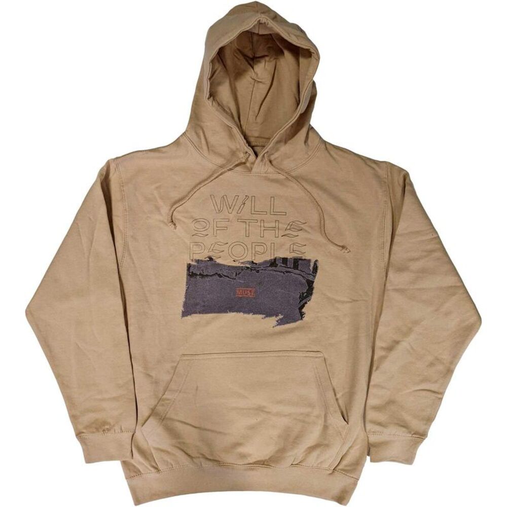 Muse Unisex Adult Will Of The People Pullover Hoodie / Sand